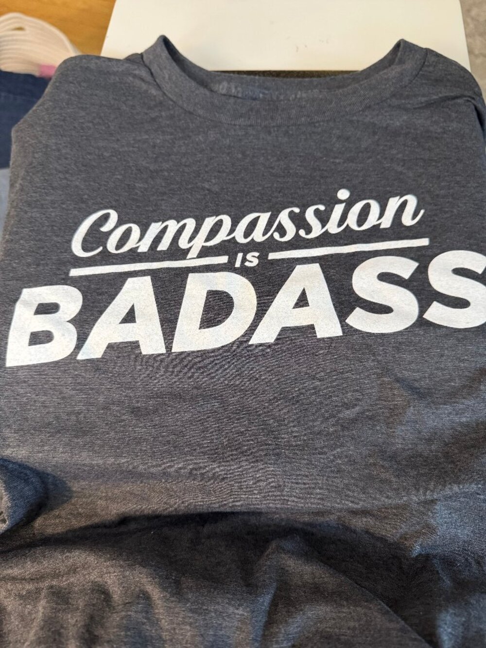 Bravely - Compassion is Badass Men's T-shirt Short Sleeve